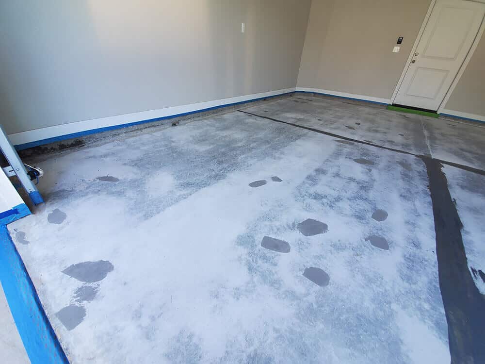 This is a flake epoxy garage floor - Florida