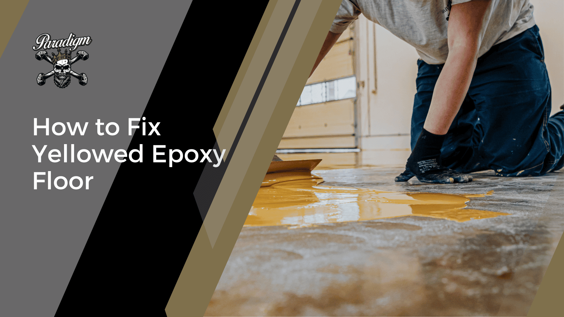 How to Fix Yellowed Epoxy Floor