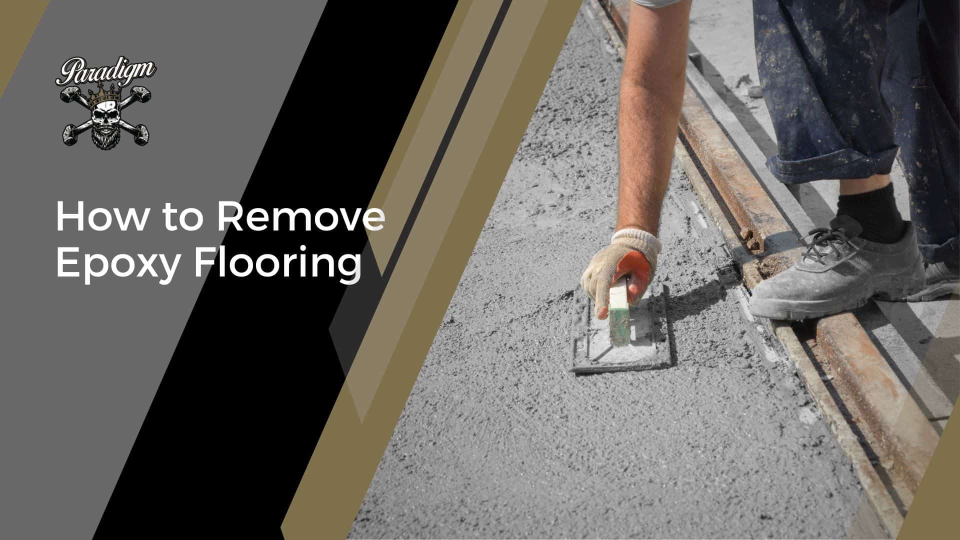 how to remove epoxy flooring